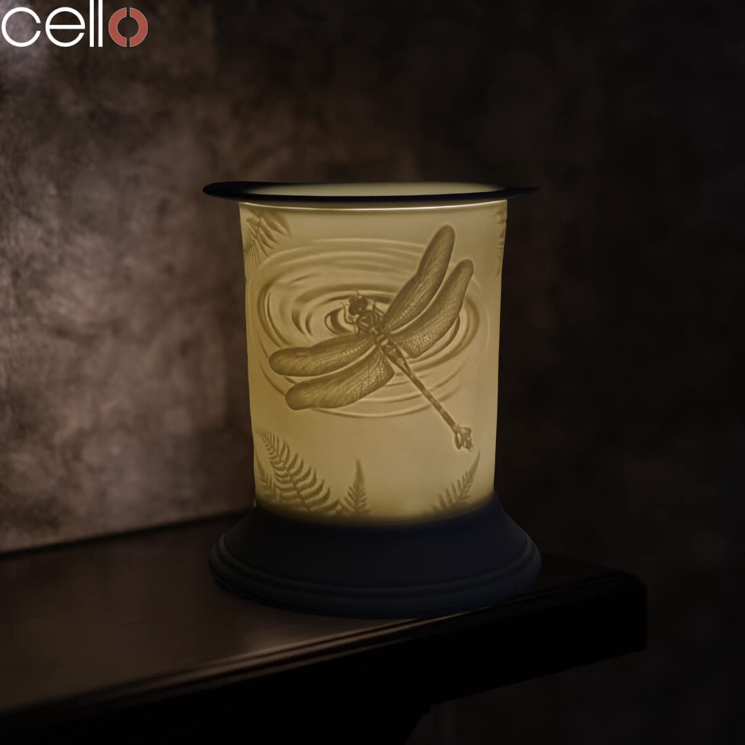 Premium Electric Wax Warmer - White Porcelain Candle Melter for Aromatherapy & Home Fragrance | Perfect for Relaxation, Spa, Yoga & Bedroom Decor