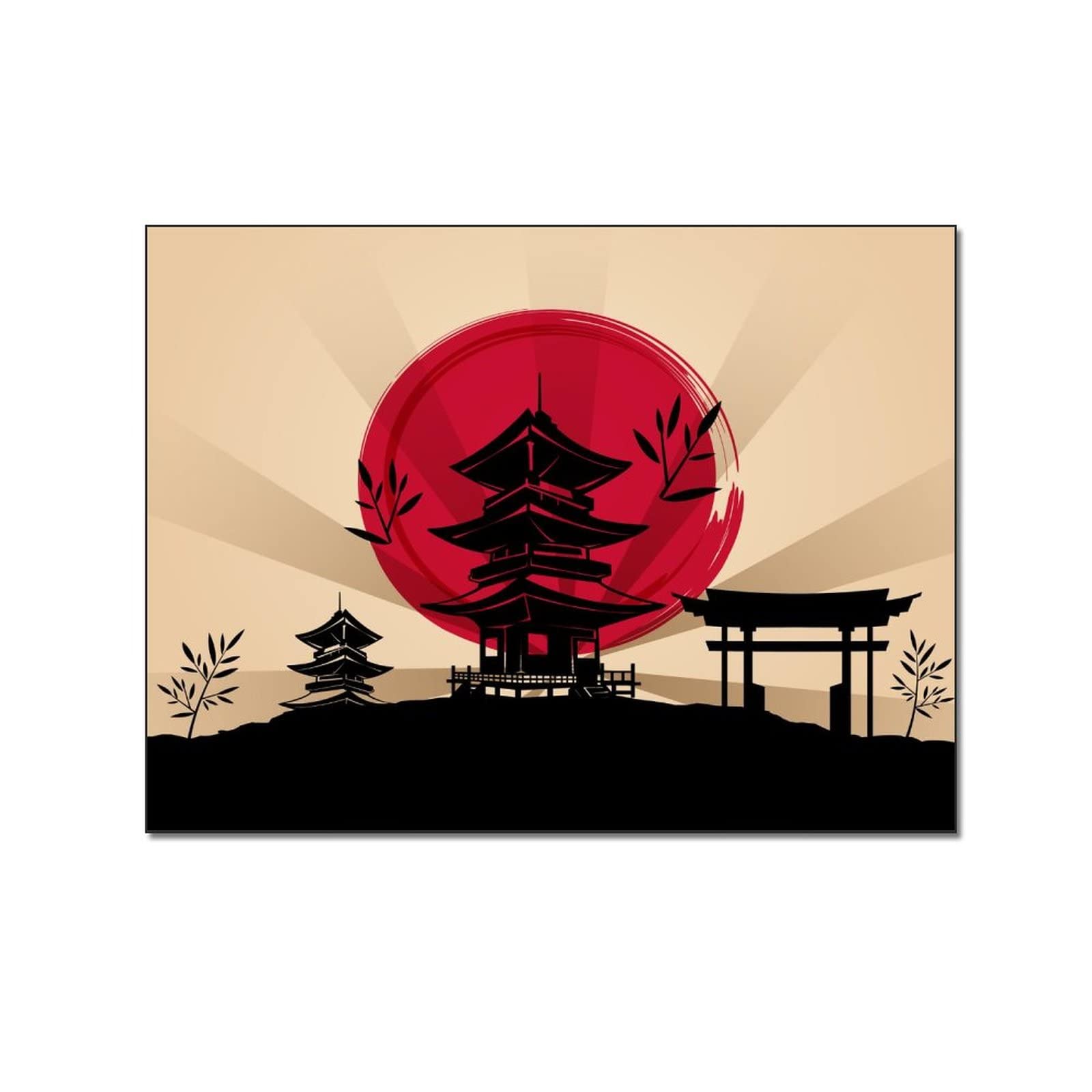 Custom Japanese Oriental Art Posters - Aesthetic Cool Wall Art for Bedroom & Living Room Decor | Abstract Wallpaper & Wall Art for Home, Office & Studio