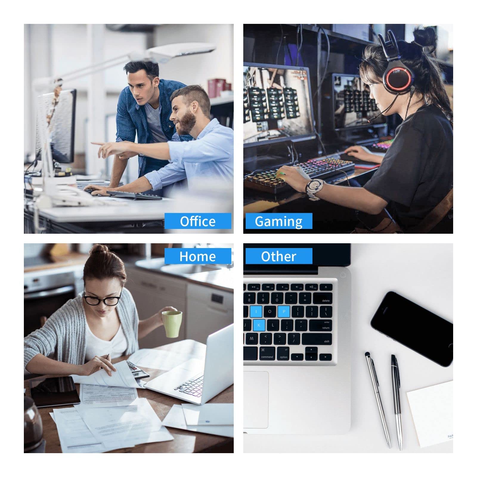 Hennepin County Minnesota Logo Mouse Pad - Waterproof Non-Slip Rubber Base - 7x9 Inch Office & Gaming Mousepad for Laptop & PC - Perfect for Work, Gaming & Home Office Use