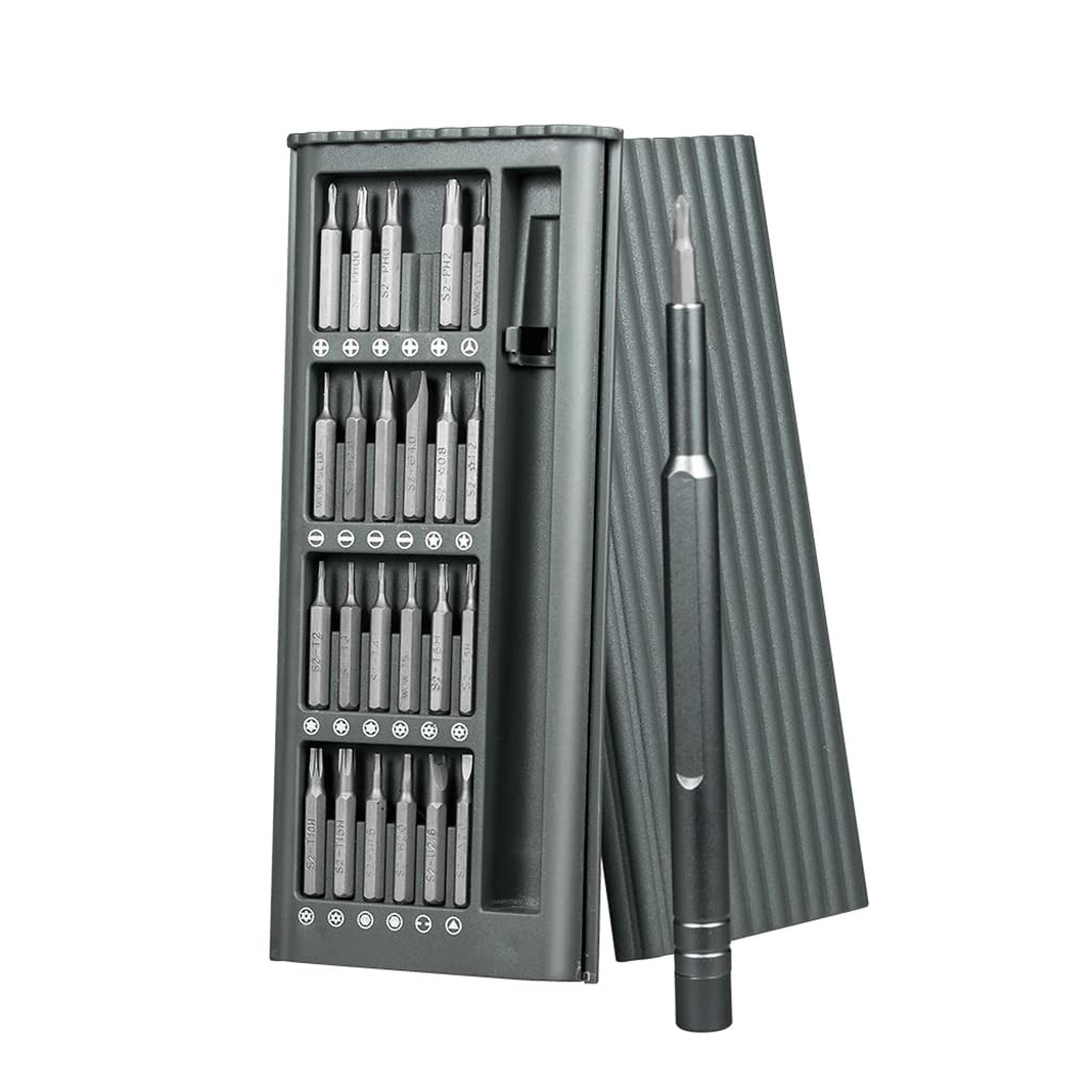 Premium 24-Piece Magnetic Screwdriver Set for Smart Home, PC & Phone Repair - Precision DIY Tool Kit with Mini Case | Ideal for Electronics, Furniture Assembly & Small Appliance Maintenance