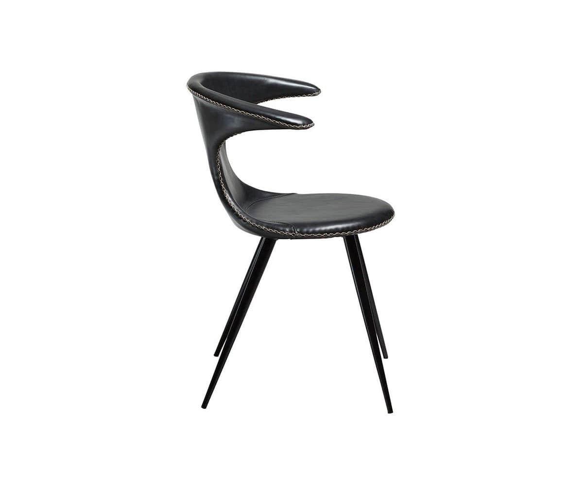 Drake Modern Dining Chair - Mid Century Wooden Dining Room Chair with Upholstered Seat - Perfect for Kitchen, Dining Room, and Home Office