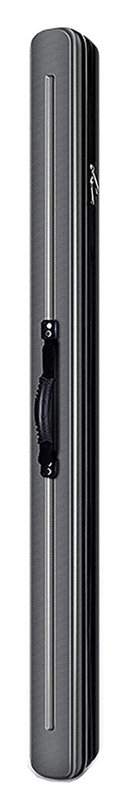 Premium Hard Shell Fishing Rod Bag - Waterproof & Durable Tackle Storage for Outdoor Fishing Gear (Brown, 9x9x127cm) - Perfect for Travel, Boat Trips & Shore Fishing
