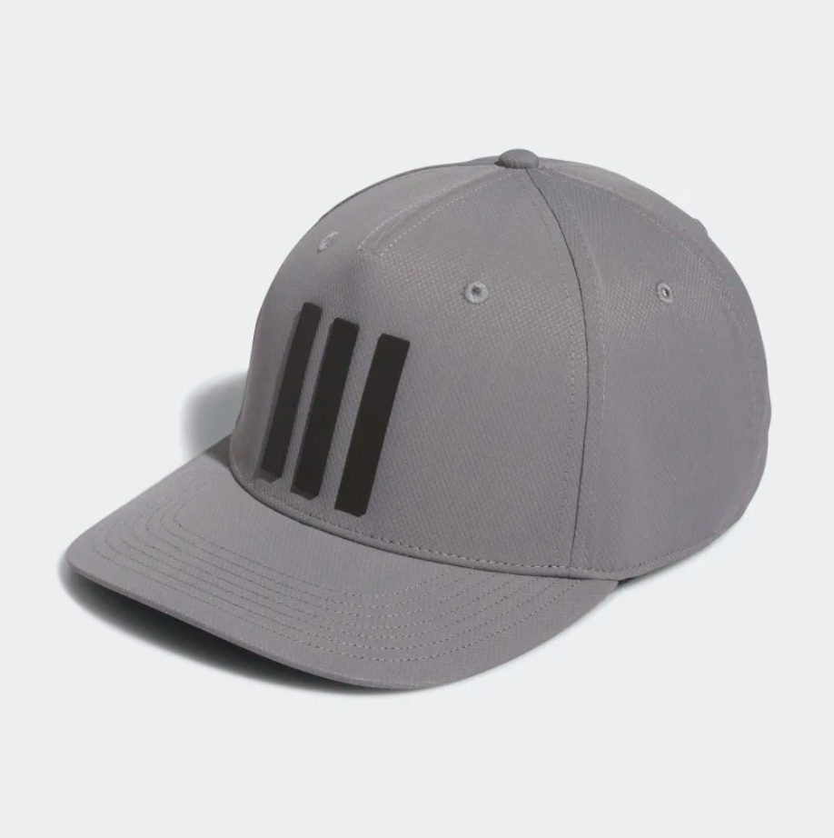 Adidas 3 Stripe Tour Cap - Adjustable Snapback Hat for Men & Women - Perfect for Golf, Running, and Outdoor Sports