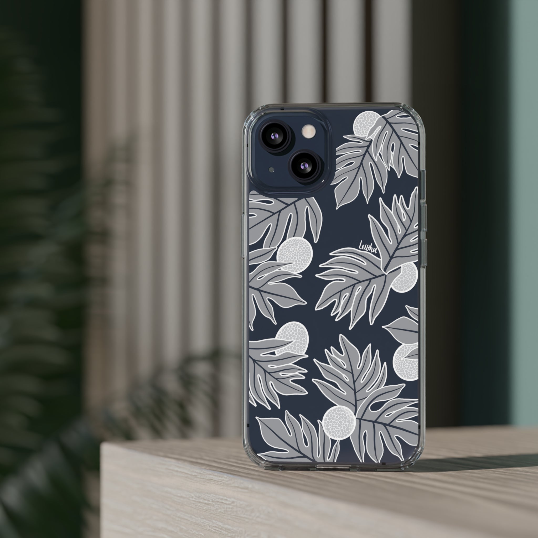 Premium Ulu Ke'oke'o Clear Phone Case - Shockproof & Scratch-Resistant Protective Cover for iPhone 14/13/12/11 Pro Max - Perfect for Outdoor Adventures, Travel & Daily Use