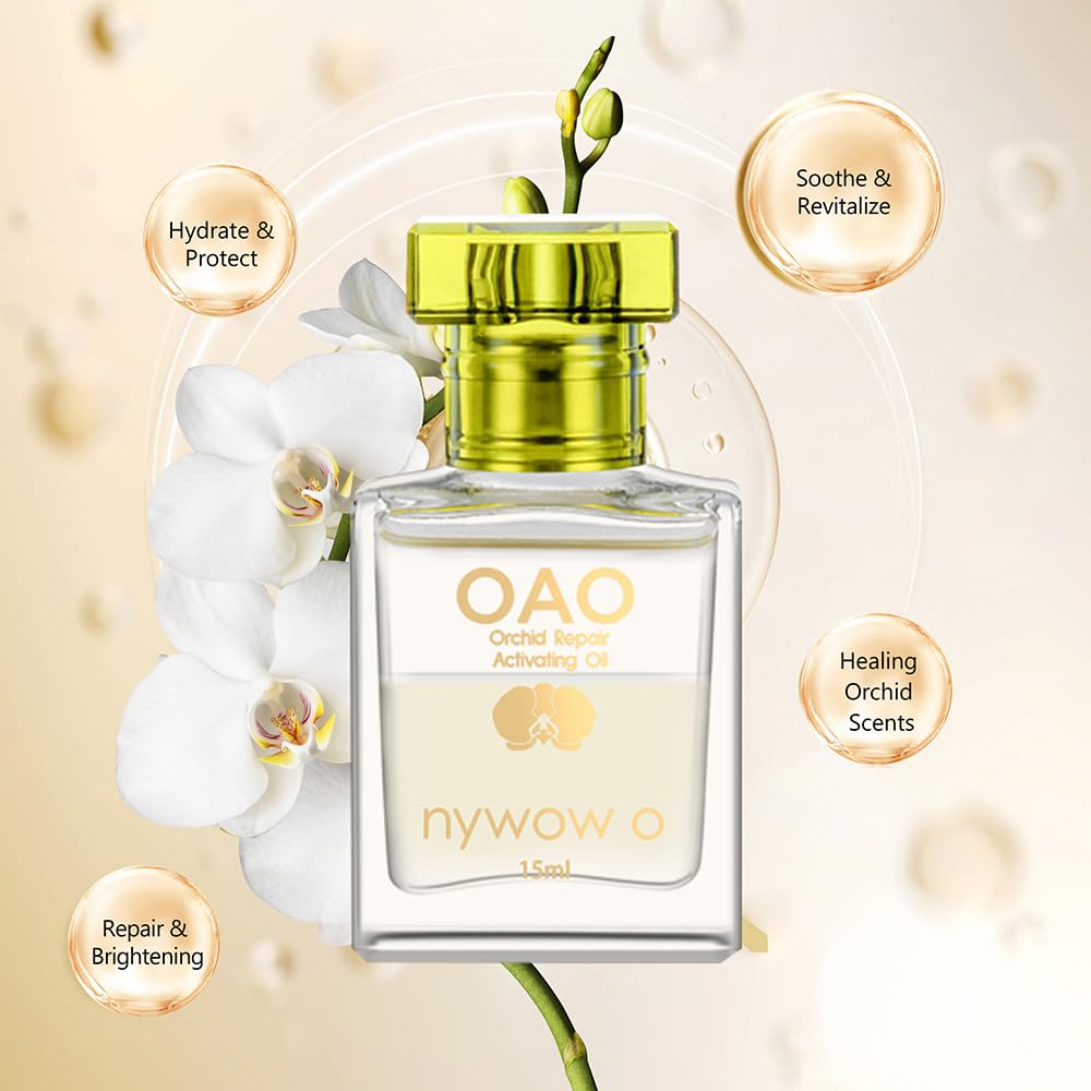 Orchid Hydration & Anti-Aging Skincare Set: Facial Oil & Milk Complex Cream for Dry, Sensitive Skin – Day & Night Moisturizing & Revitalizing Treatment (2 x 0.51 oz) | Perfect for Daily Skincare Routine, Travel Essentials & Gift Sets