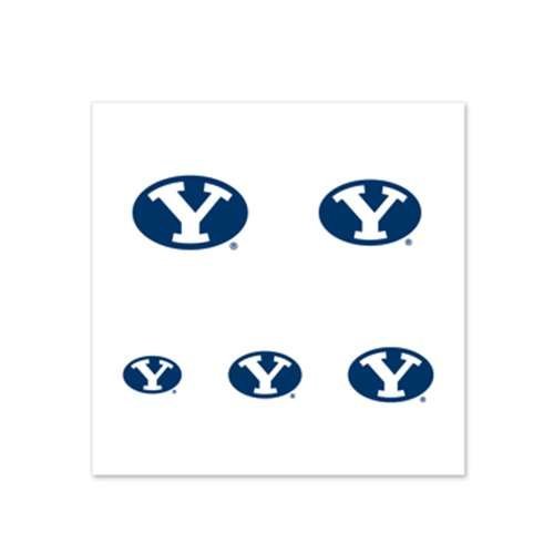 BYU Cougars Nail Decals - 4 Pack Temporary Nail Tattoos for Game Day, Parties & School Spirit (Perfect for Football Fans & College Events)