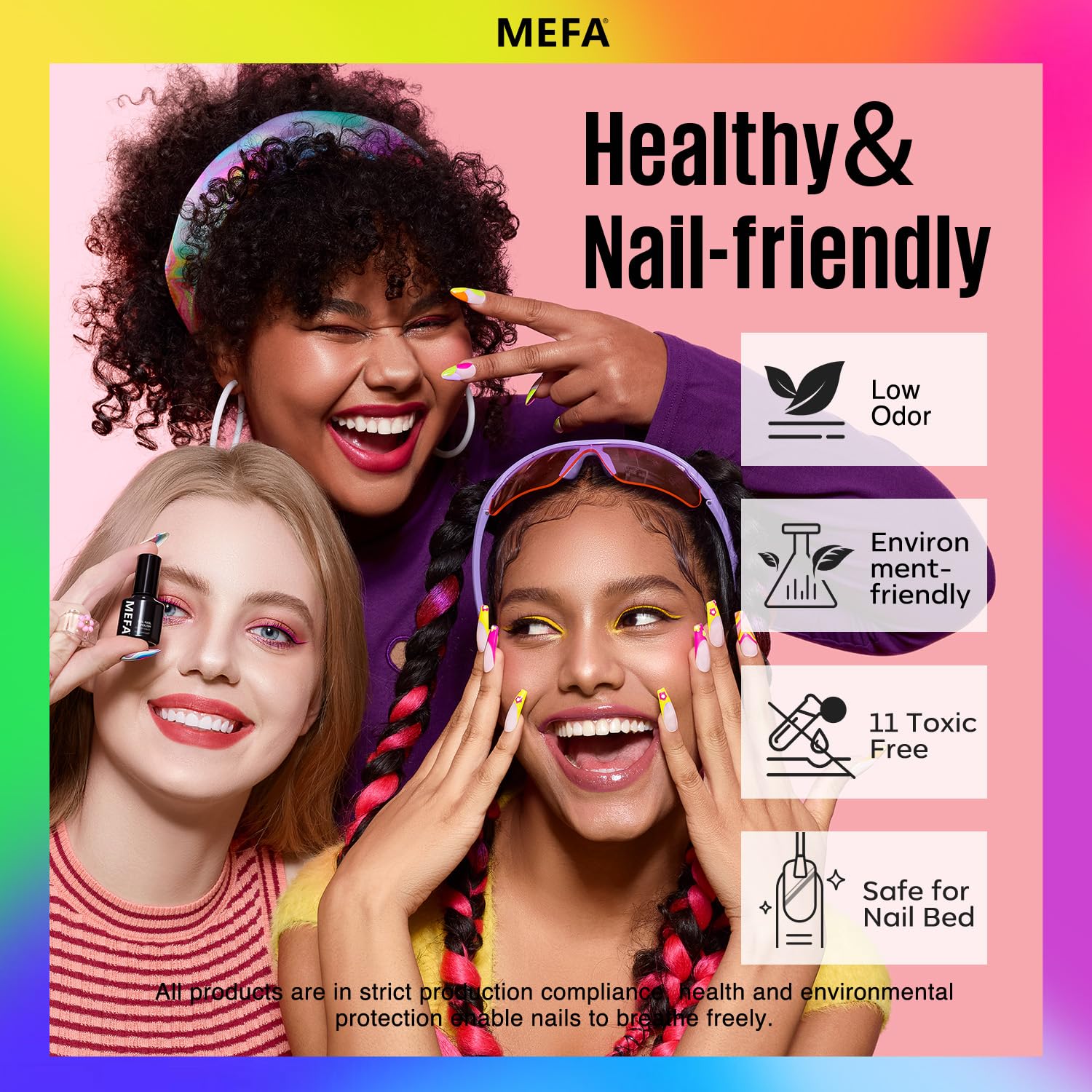 35 Pcs Gel Nail Polish Set - 32 Neon Colors for Summer Manicure | DIY Nail Art Kit for Beginners & Salon Use