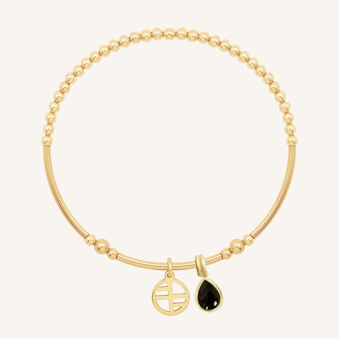 Trove Charm Bracelets for Women - Elegant Adjustable Beaded Bracelet Set - Perfect for Gifts, Parties, and Everyday Wear