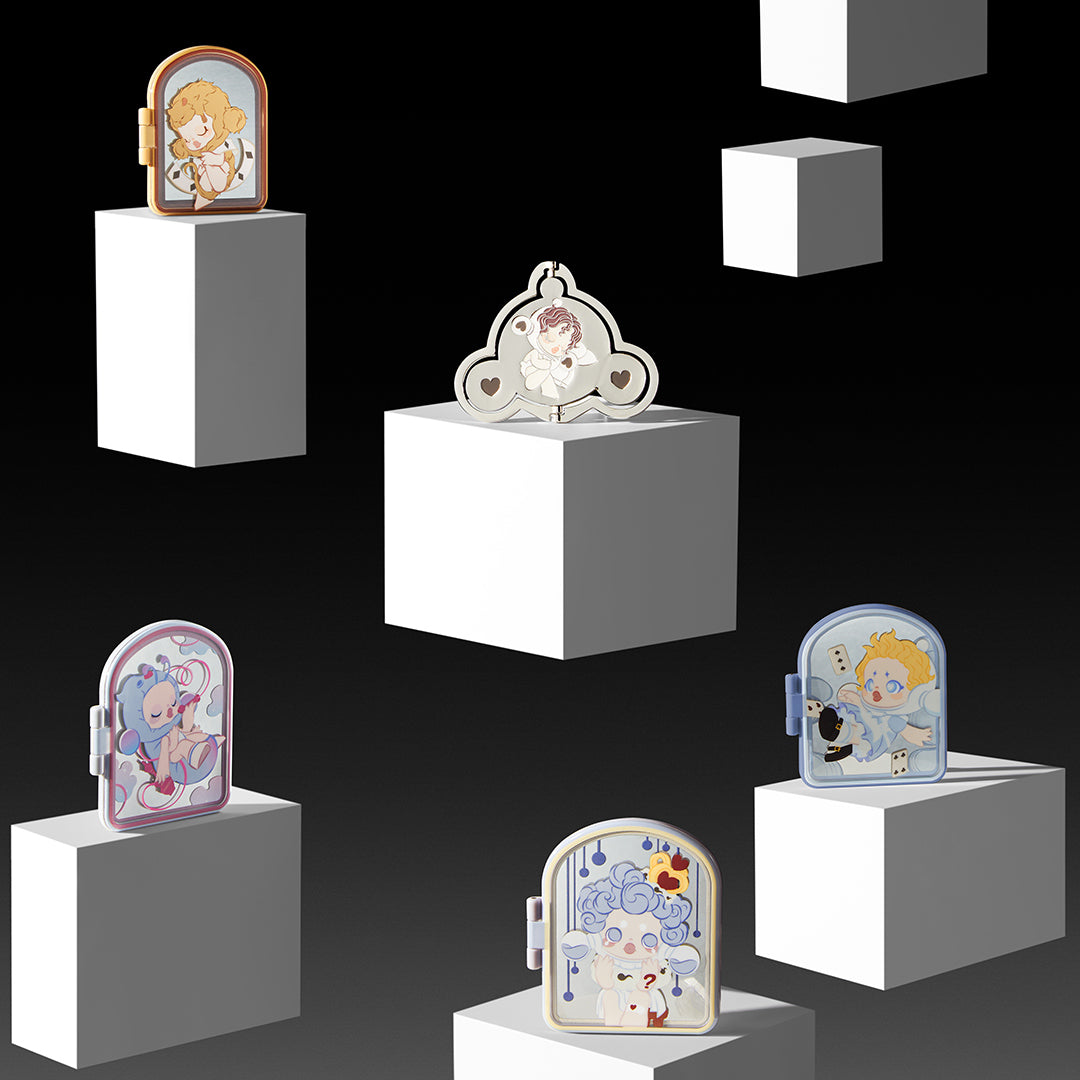 POP MART SKULLPANDA Everyday Wonderland Series Blind Box - Cute Phone Stand & Desk Decor for Anime Collectors, Office & Home Display