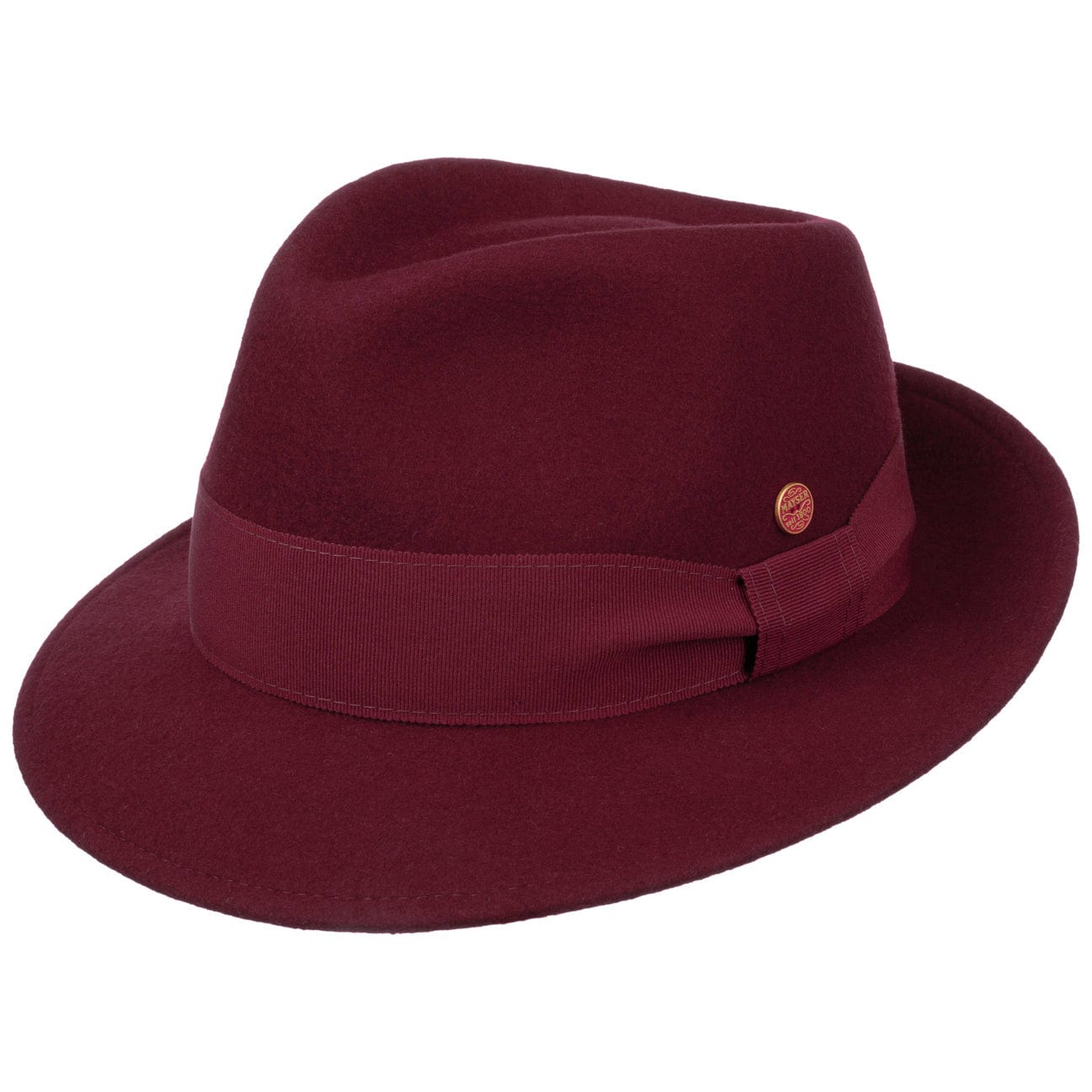 Stylish Mayser Manuel Fedora Hat for Men - Classic Wool Felt Dress Hat for Casual & Formal Occasions - Perfect for Weddings, Parties & Everyday Wear