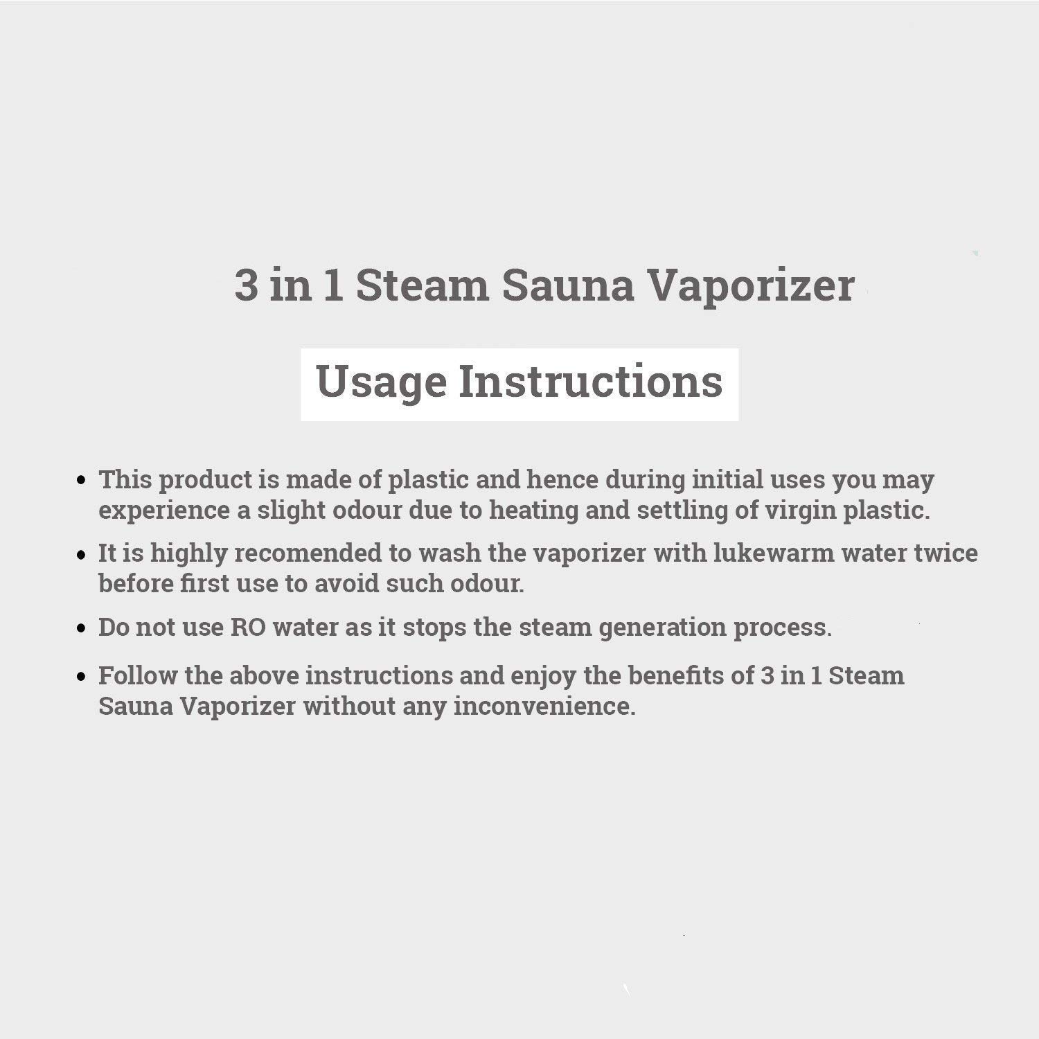 GLENOXZONE 3-in-1 Face, Nose & Cough Steamer - Portable Steam Vaporizer with Nozzle Inhaler & Facial Sauna for Adults & Kids | Relieves Congestion, Hydrates Skin | Perfect for Cold Relief & At-Home Spa Treatments