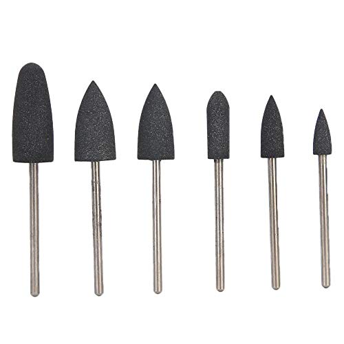 6pcs Nail Drill Bit Set for Professional Manicure - Diamond Grinding Heads & Polishing Bits for Nail Drill Machine - Perfect for Home Salon, Nail Art & Professional Nail Care (03)
