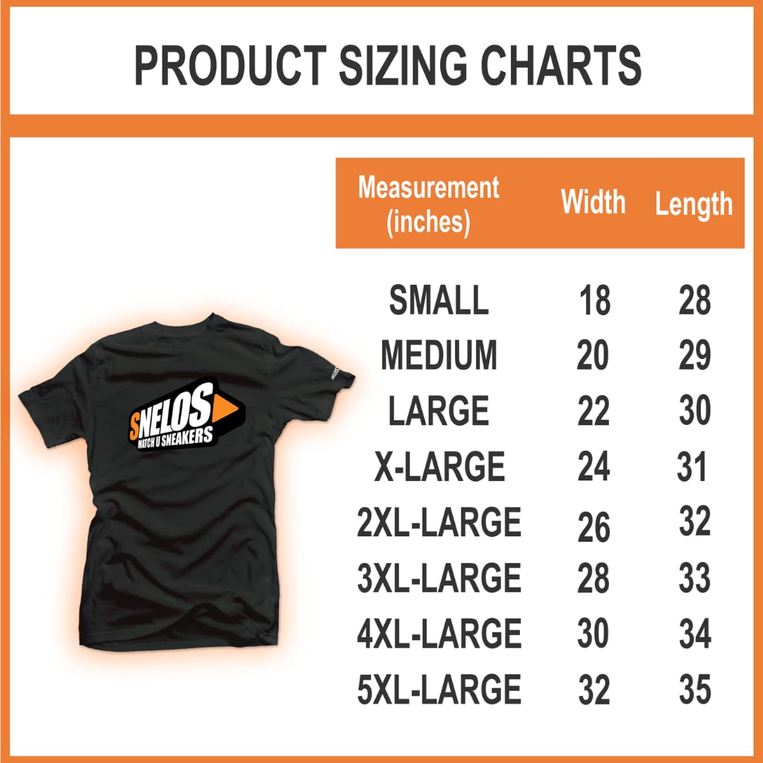 SNELOS Men's Graphic T-Shirt - Stylish Matching Tee for Jordan Outfits | Casual Streetwear & Basketball Fan Apparel
