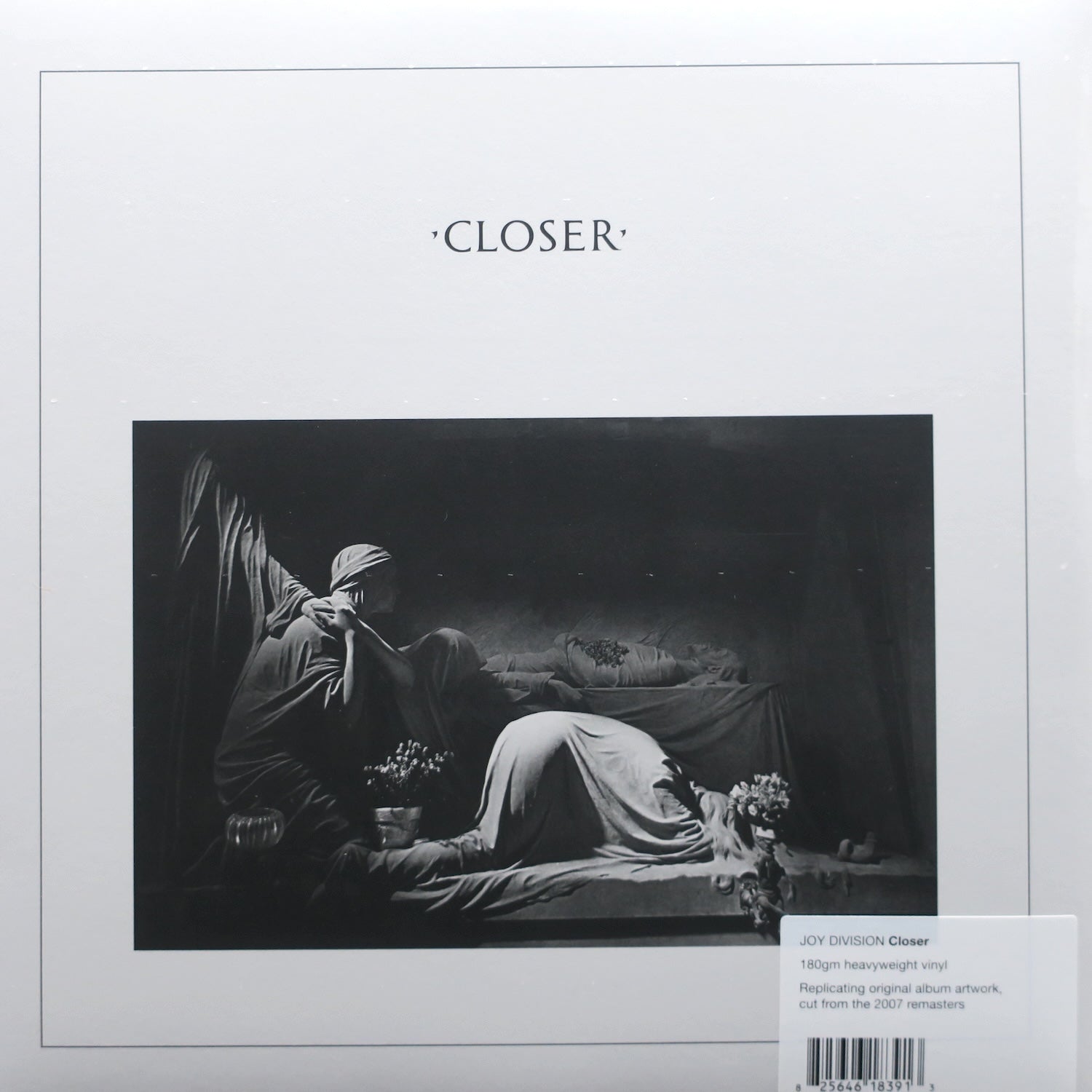 JOY DIVISION 'Closer' Remastered 180 Gram Vinyl LP Record - High Quality Audiophile Edition for Music Collectors & Vintage Vinyl Enthusiasts - Perfect for Home Listening & Record Collections