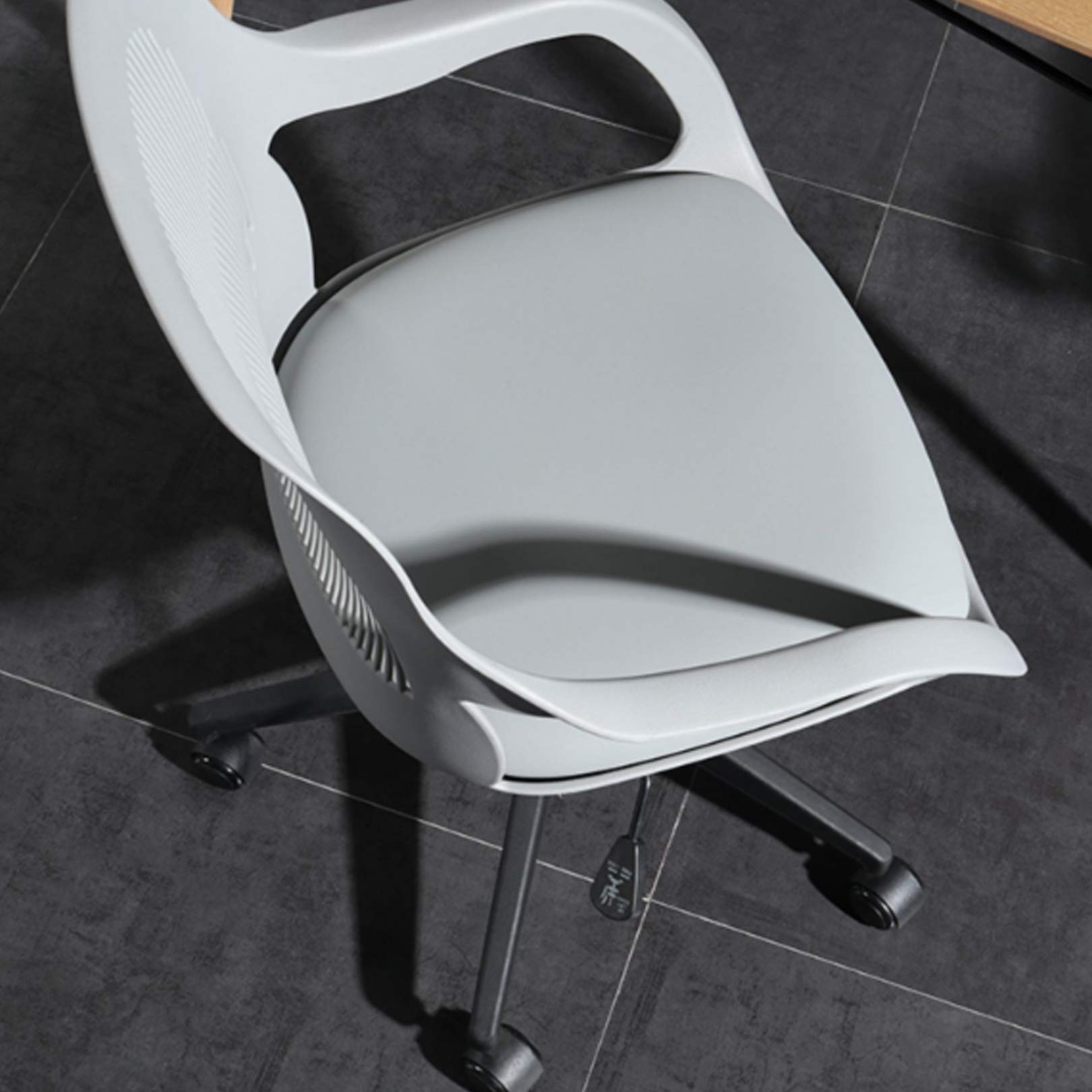JHome Ergonomic Swivel Office Chair - Adjustable Height Rolling Computer Desk Chair with Lumbar Support for Home, Bedroom & Workspace - Comfortable for Long Hours of Work or Gaming