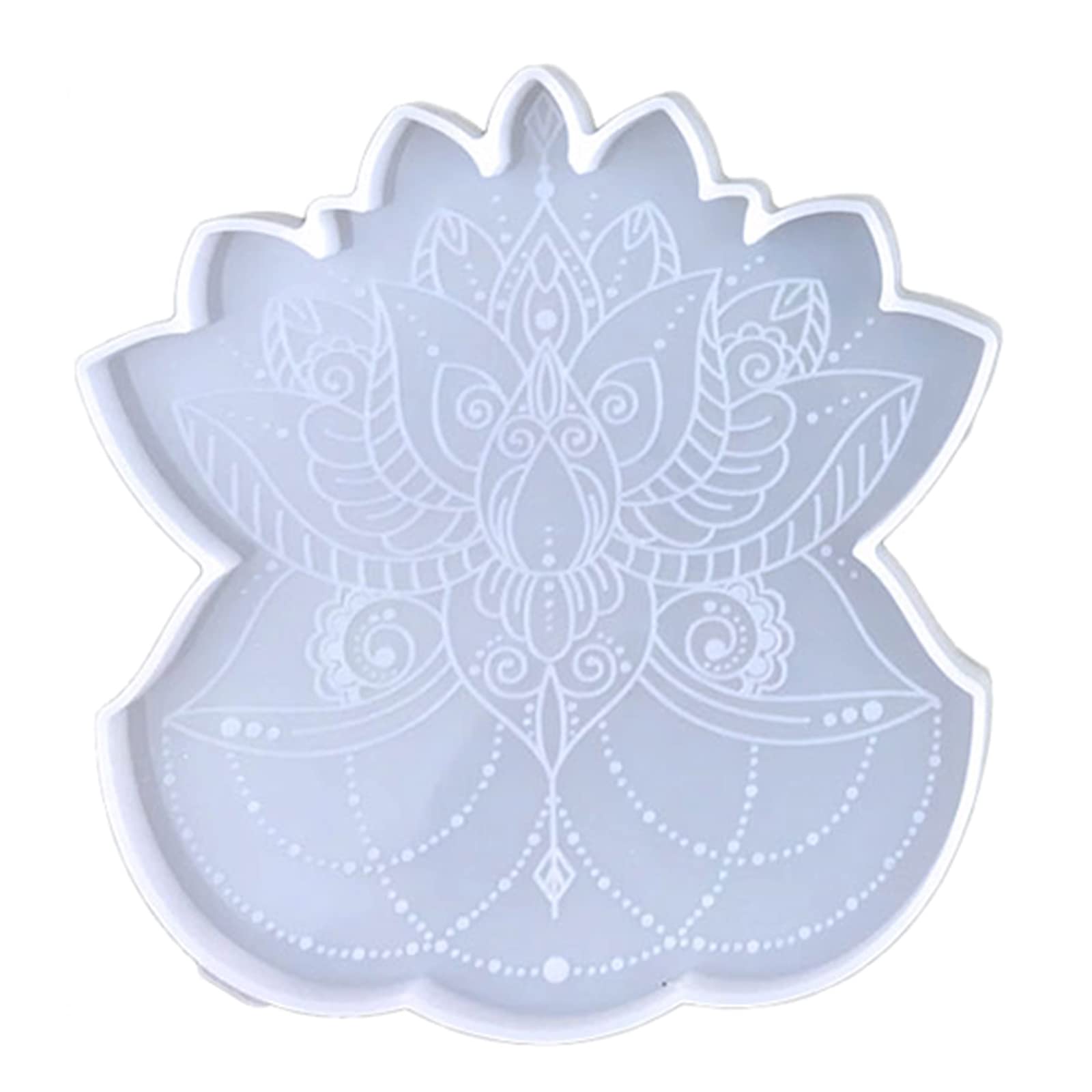 Premium Silicone Lotus Tray Molds for DIY Epoxy Resin Coasters - Creative Home Decor & Table Setting Accessories - Perfect for Wedding Favors, Party Decorations, and Handmade Gifts