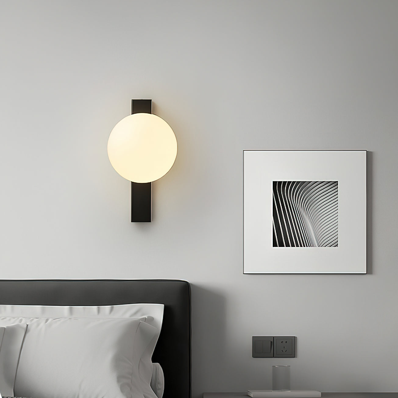 Circ 3720 Modern Wall Lamp - Sleek LED Sconce Lighting for Bedroom, Living Room & Hallway - Energy Efficient Home Decor Light Fixture