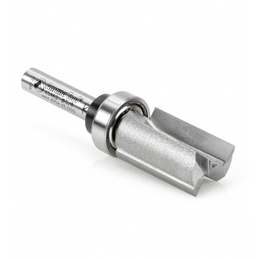 Amana 45462 Plunge Router Bit with Ball Bearing Top - Perfect for Woodworking, Cabinetry, and DIY Projects