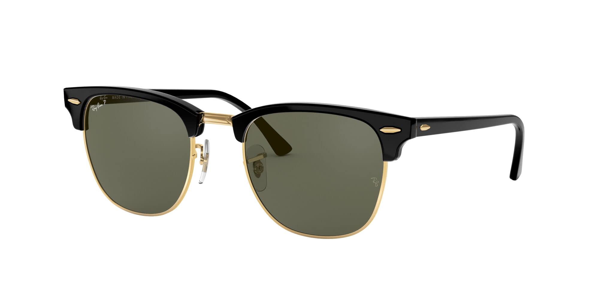 Ray-Ban RB3016 Clubmaster Square Sunglasses for Men & Women – Classic Retro Style, UV Protection, Lightweight & Comfortable – Perfect for Driving, Outdoor Activities & Fashion Accessories