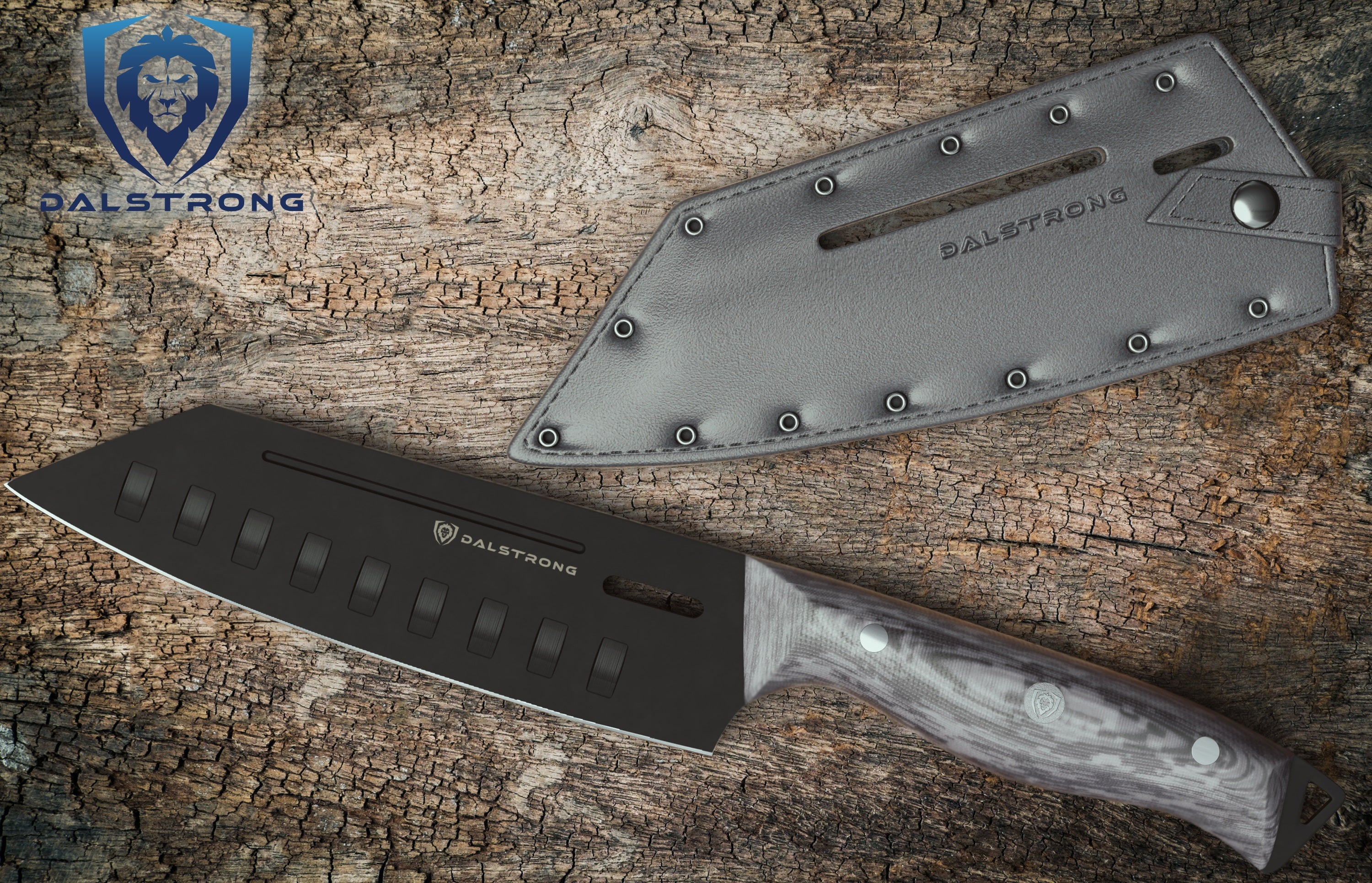 Premium 7-Inch Santoku Knife - Delta Wolf Series by Dalstrong | Ultra-Sharp Japanese Steel Blade for Slicing, Dicing & Chopping | Perfect for Home Chefs & Professional Kitchens