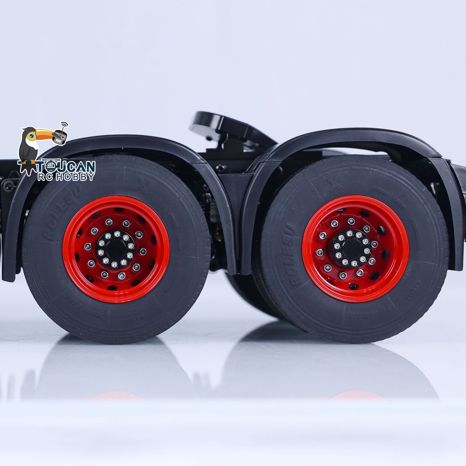 1/14 Scale 8x8 LESU RC Tractor Truck - Remote Control Construction Vehicle with Metal Chassis, Smoke & Sound Effects - DIY Electric Toy Car for Adults (Model 1851 3363) - Perfect for Construction Site Play, Off-Road Adventures & RC Hobby Enthusiasts