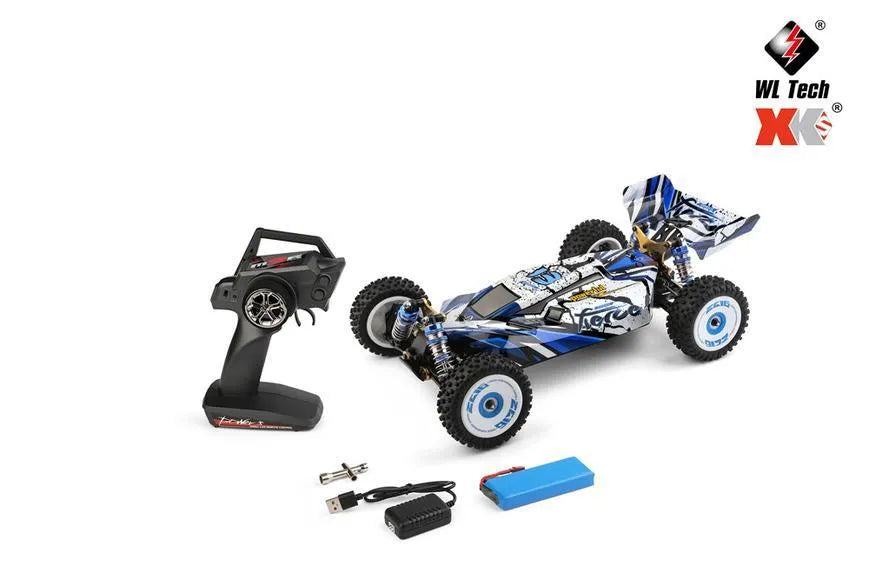 2021 Wltoys 124017 Upgraded V2 Brushless Remote Control Car - High Speed Off-Road RC Vehicle for Adults & Kids, Perfect for Backyard Racing, Outdoor Adventures & Hobby Enthusiasts