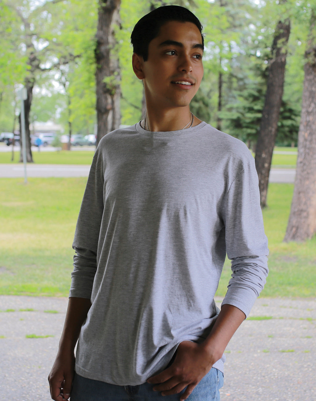 Unisex ATC Long Sleeve T-Shirt - Comfortable Cotton Crewneck Top for Men & Women - Perfect for Casual Wear, Workouts, and Outdoor Activities