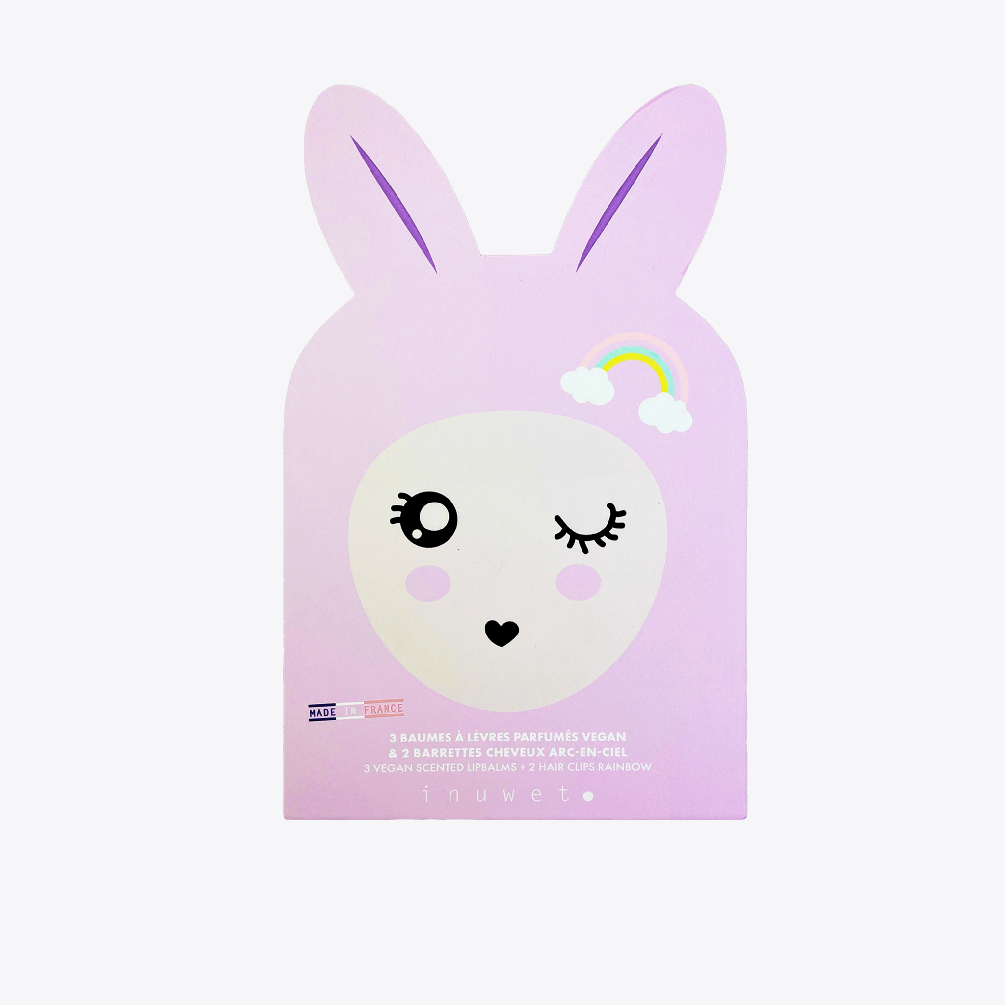 Inuwet Bunny Box - Cute Storage Organizer for Kids Room, Nursery, and Playroom | Perfect for Toys, Books, and School Supplies