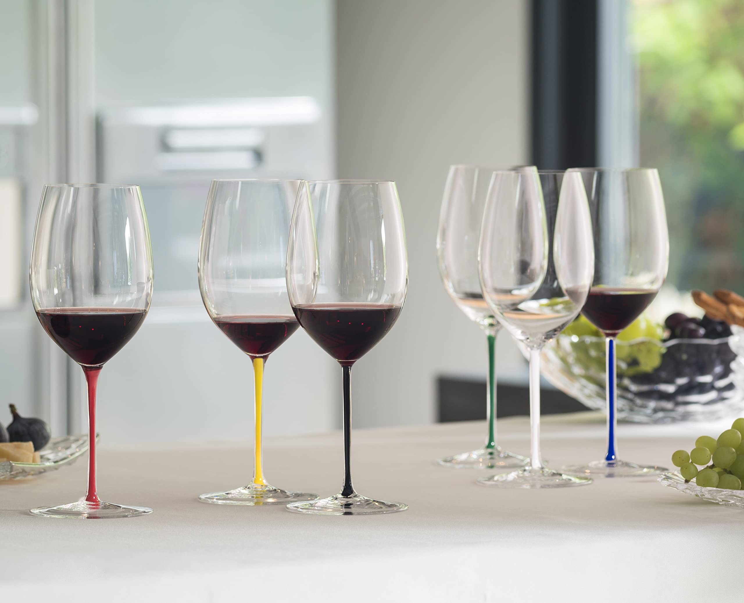 Riedel Fatto A Mano Old World Wine Glass - Handcrafted Crystal Wine Glasses for Red & White Wine - Perfect for Fine Dining & Wine Tasting Events