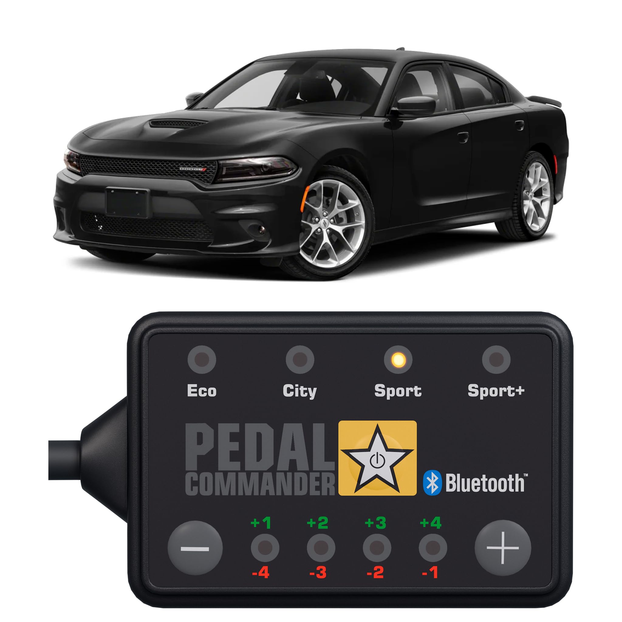 PEDAL COMMANDER Throttle Response Controller for Dodge Charger 2007-2024 - Compatible with SE, SXT, R/T, Daytona, Super Bee, Scat Pack, SRT 392, SRT8, Hellcat, GT Models | Enhance Acceleration & Driving Performance for Street & Track Racing