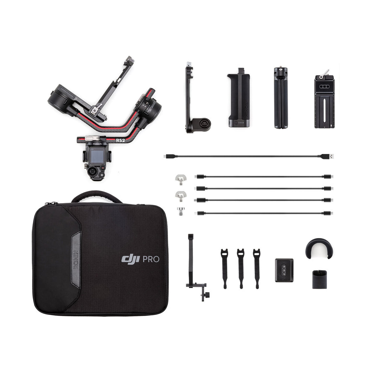 DJI RS 2 Professional 3-Axis Gimbal Stabilizer for Mirrorless & DSLR Cameras - Perfect for Vlogging, Filmmaking, and Travel Photography