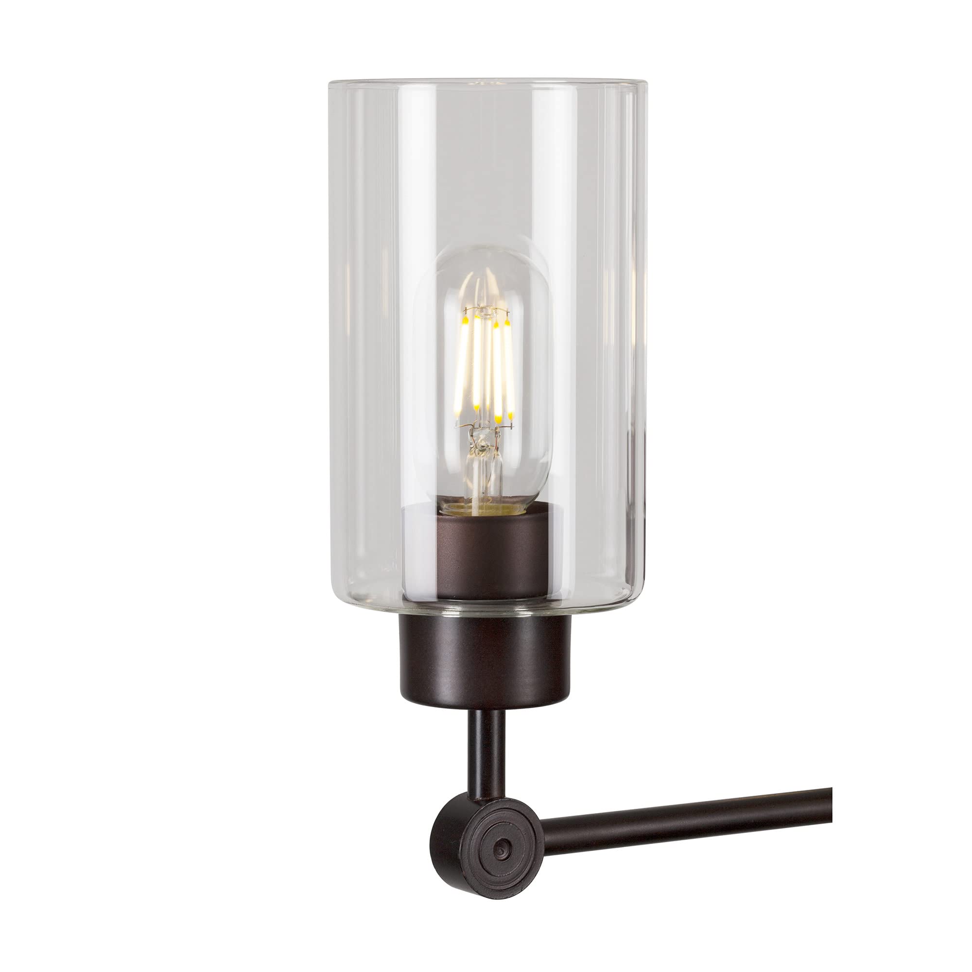 Forte 2614-03-32 Elegant Bronze 3-Light Chandelier - Perfect for Dining Room, Bedroom & Living Room Lighting Decor