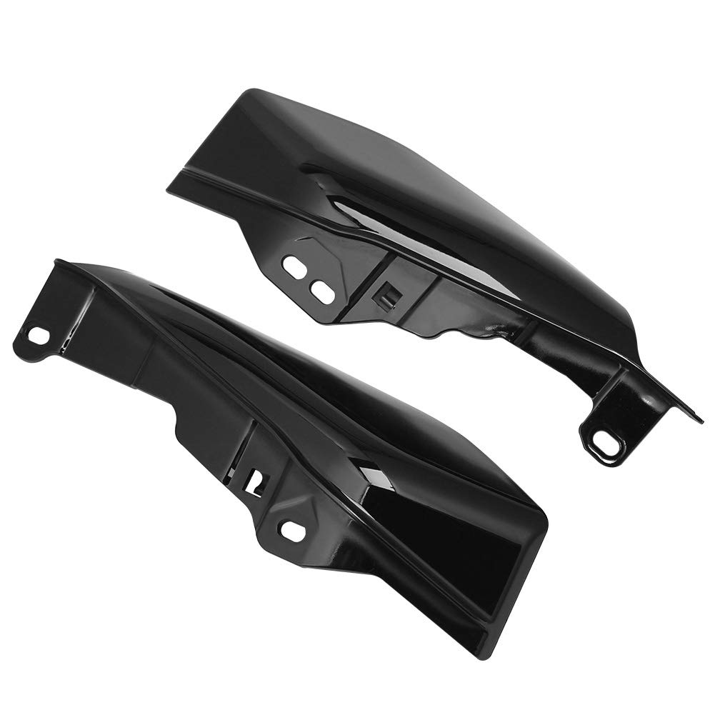 Vivid Black Mid-Frame Air Heat Deflectors & Heat Shield Trim Cover for Harley Touring Electra Street Glide Road Glide Trike 2017-2020 - Reduce Engine Heat & Protect Rider on Long Rides