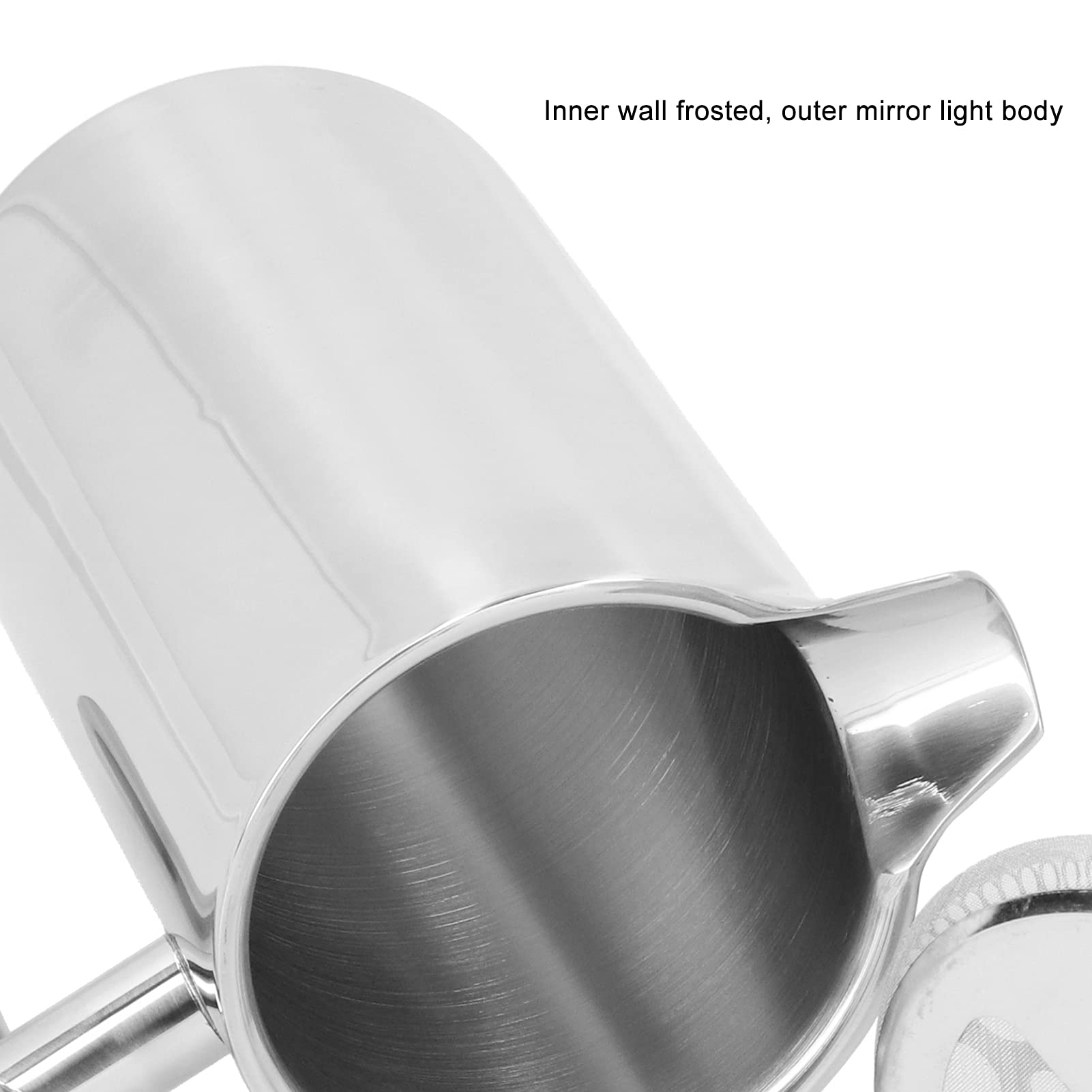 Premium Stainless Steel French Press Coffee Maker - 1000ml (34oz) Large Capacity, Durable & Rustproof for Home, Office, Hotel & Restaurant Use - Perfect for Brewing Coffee, Tea & Cold Brew (21.7x17.2x10.5cm)