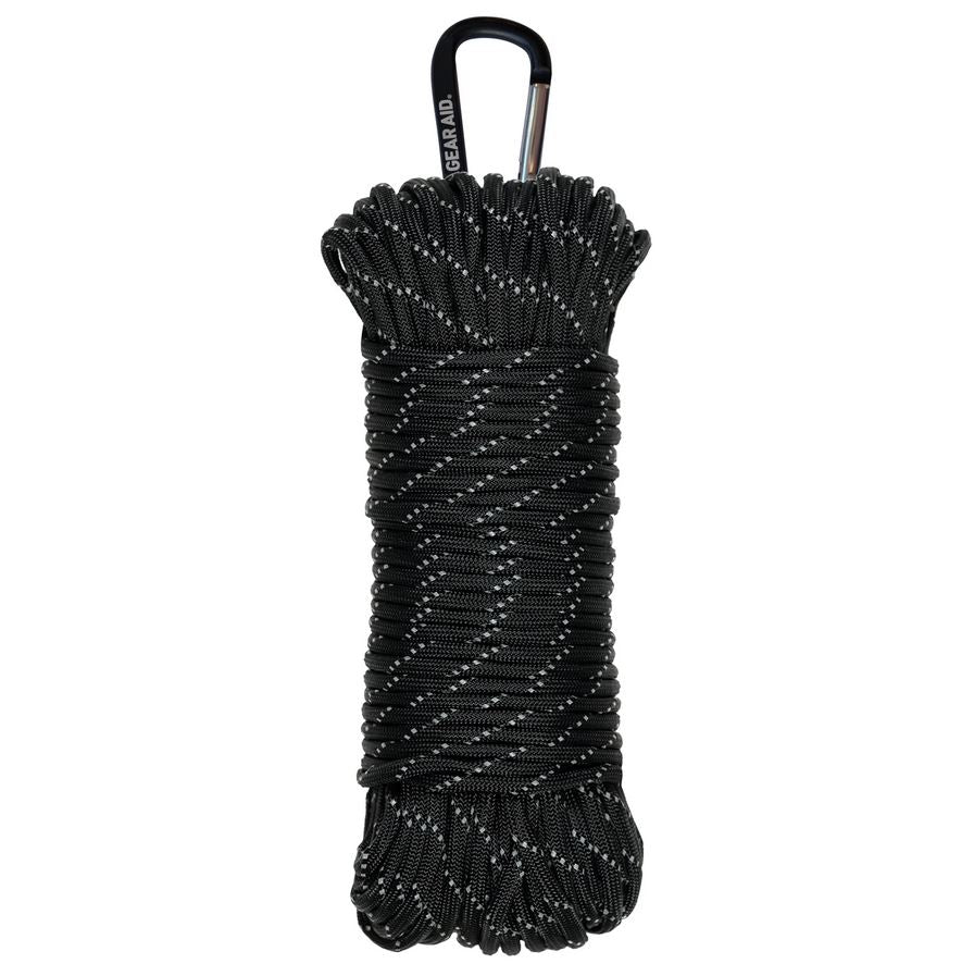 Gear Aid 550 Paracord 100 Feet - Military Grade Paracord Rope for Survival, Camping, Hiking & Outdoor Activities | Heavy Duty Nylon Cord for DIY Projects, Emergency Kits & Bushcraft