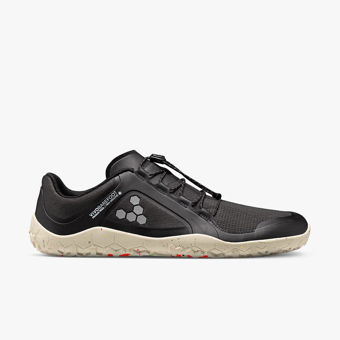 Vivobarefoot Women's Primus Trail II All Weather FG Trail Running Shoes - Obsidian Color for Hiking, Outdoor Adventures & Barefoot Fitness
