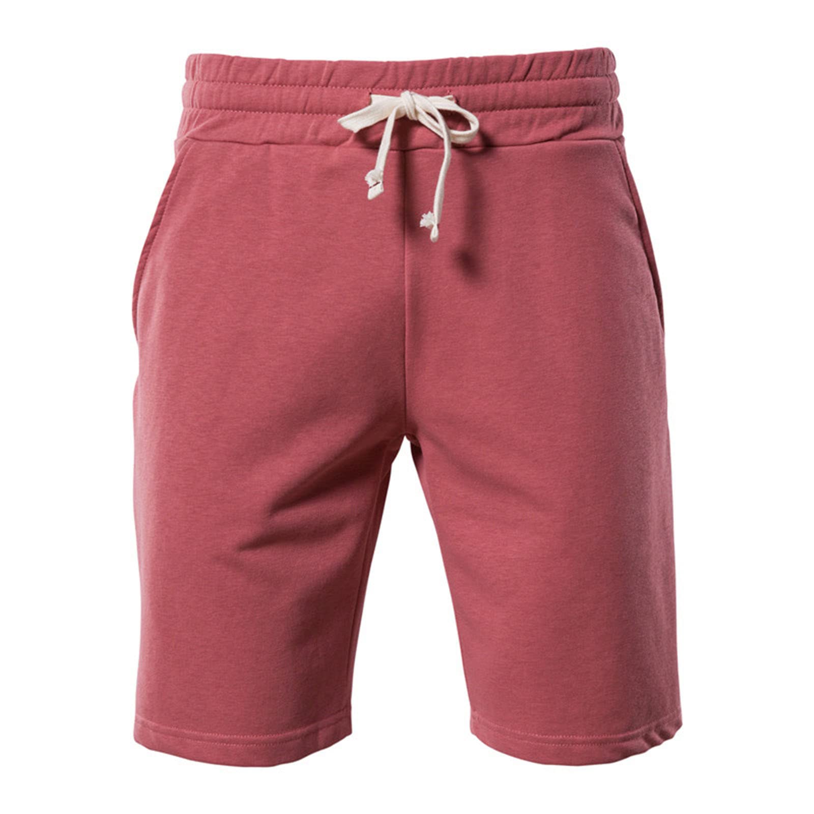 Men's Summer Soft Cotton Shorts - Casual Home, Running & Jogging Athletic Short Pants for Outdoor Sports & Lounge Wear