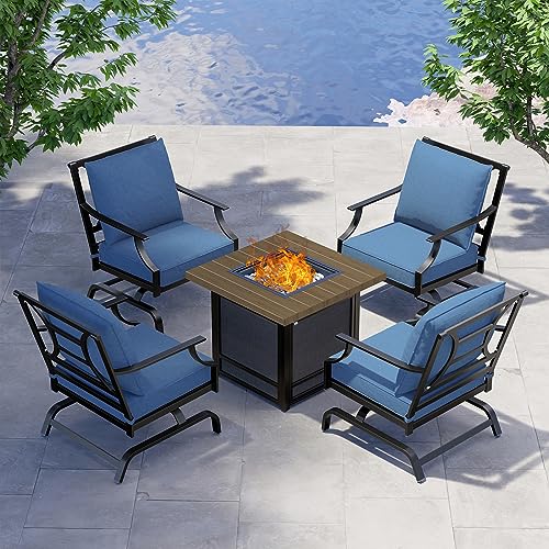 Peacock Blue Cushions With 29” Table