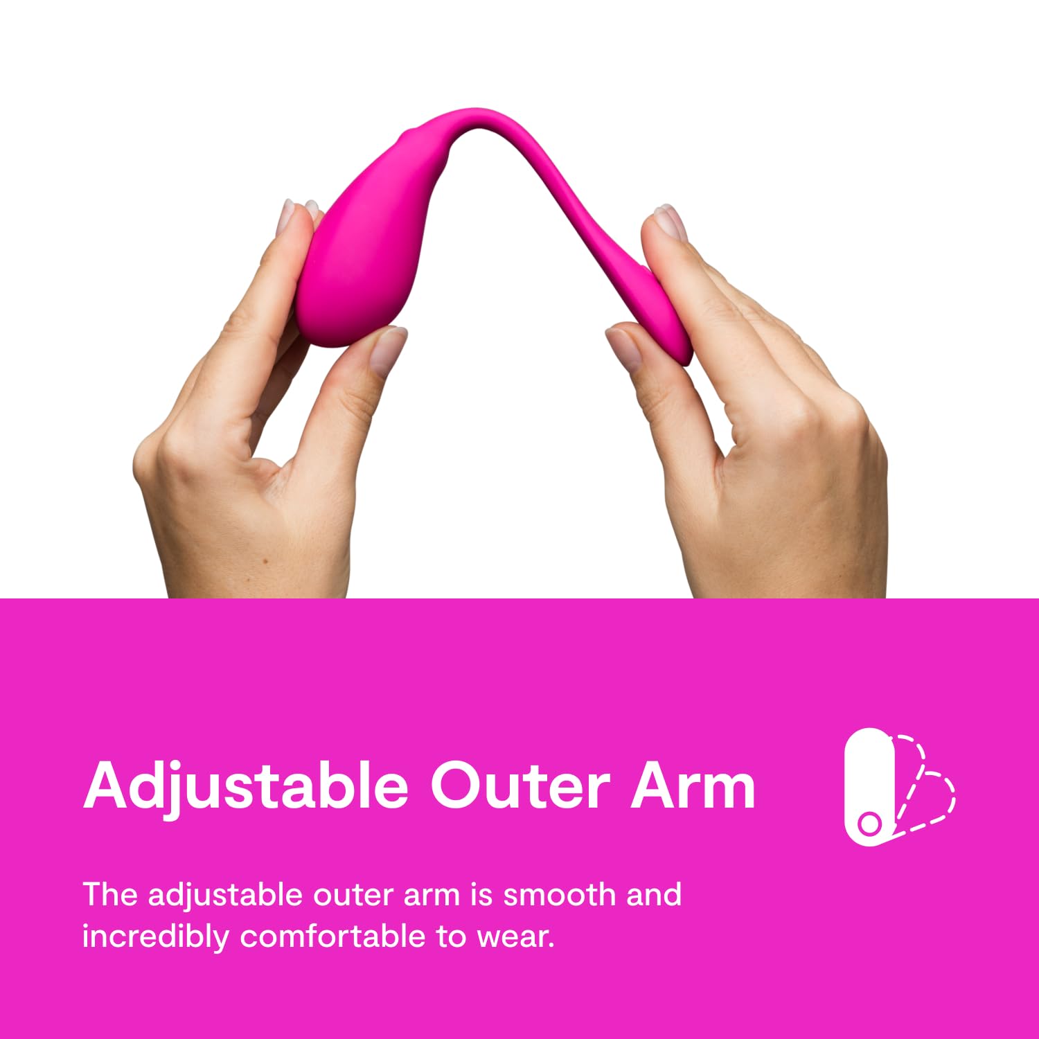 We-Vibe Jive 2 Wearable Panty Vibrator for Women - Remote & App Controlled Egg Vibrator | 10 Intensity Levels G-Spot Massager | Waterproof Discreet Adult Sex Toy for Couples Long Distance Play | Perfect for Travel, Date Nights & Surprise Intimacy | Pink