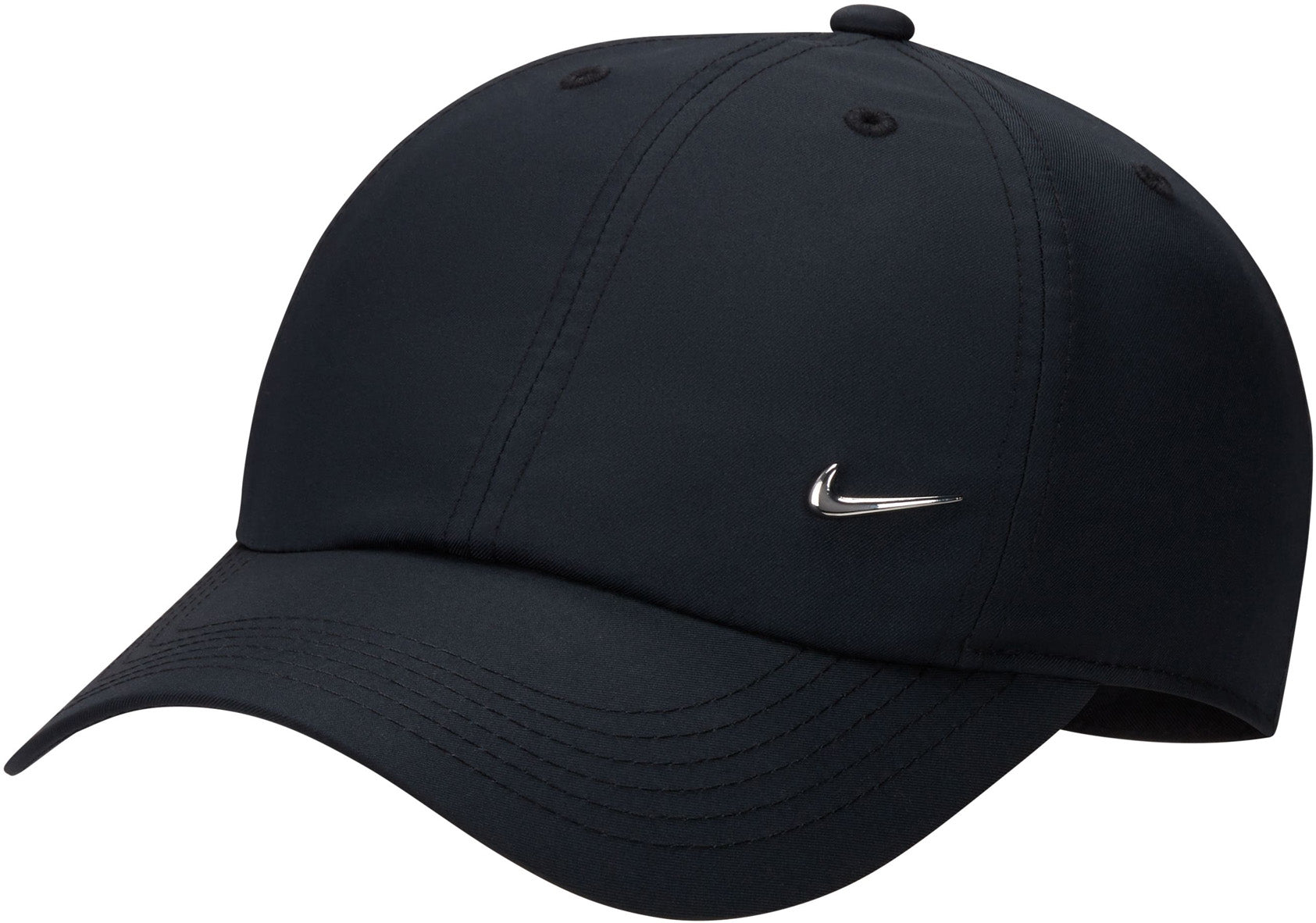 Club Kids Unstructured Metal Swoosh Cap - Adjustable Baseball Hat for Boys & Girls - Trendy Casual Wear for School, Sports & Outdoor Activities