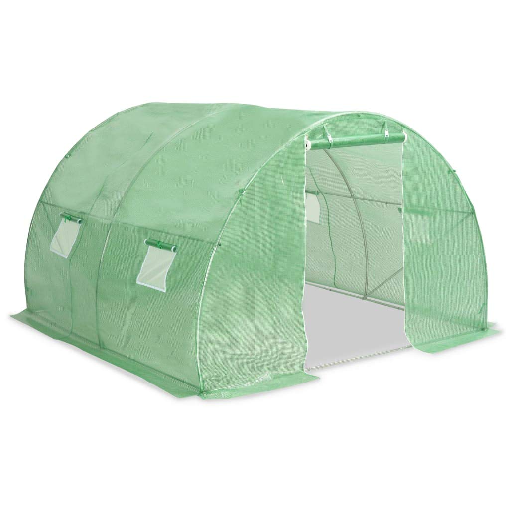 FAMIROSA 96.9 sq ft Large Walk-in Portable Greenhouse with 2 Windows & 1 Door - Heavy Duty Galvanized Steel Frame for Outdoor Gardening (118