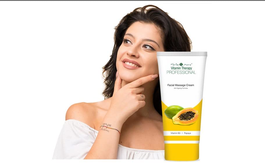 Professional 6-Step Vitamin Therapy Facial Massage Kit with Herbs & Fruit Extracts - 100g Skin Treatment for Glowing Complexion | Perfect for Spa Days, At-Home Self-Care & Professional Skincare Routines