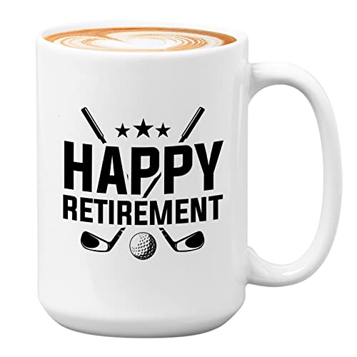 Happy Retirement White