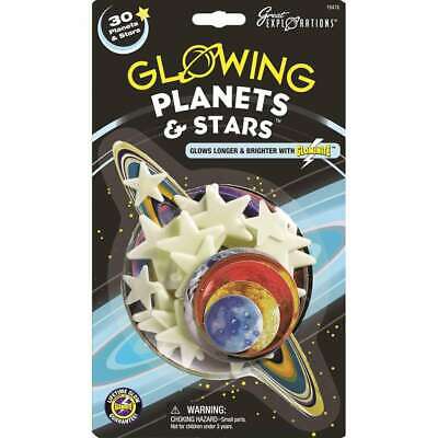 Glowing Planets and Stars Projector - Galaxy Night Light for Kids Room, Nursery & Bedroom Decor - Space Themed LED Light Projector for Relaxation, Meditation & Sleep Aid