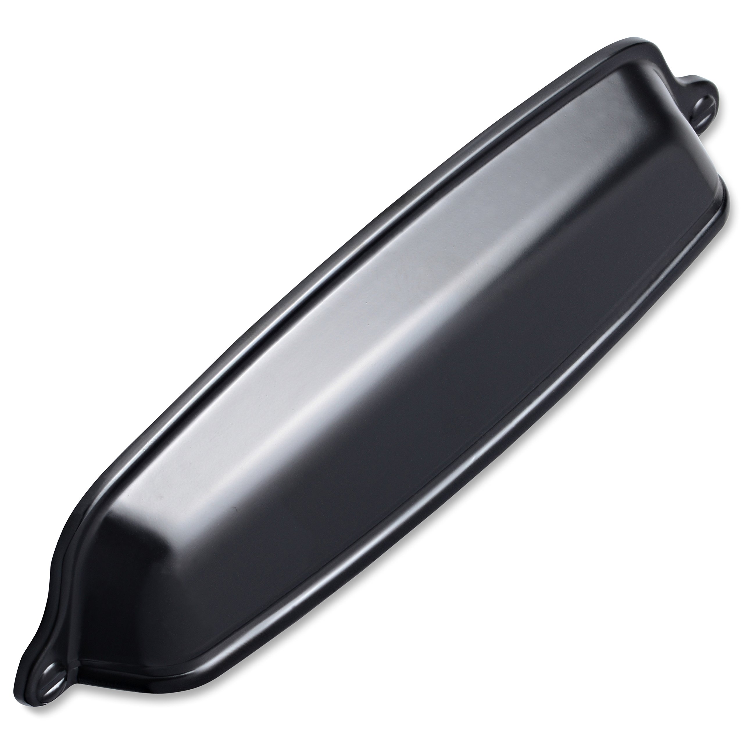 Southern Hills 5 Inch Black Cabinet Drawer Pulls - Pack of 5 - Matte Black Kitchen Hardware for Cabinets & Drawers - Perfect for Modern Farmhouse, Industrial & Rustic Kitchen Designs - SHKM004-BLK-5