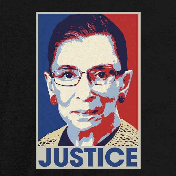 Pop Threads Ruth Bader Ginsburg Justice Pop Art RIP RBG T-Shirt for Baby Toddler Kids - Boys & Girls Casual Wear for School, Playdates & Family Outings