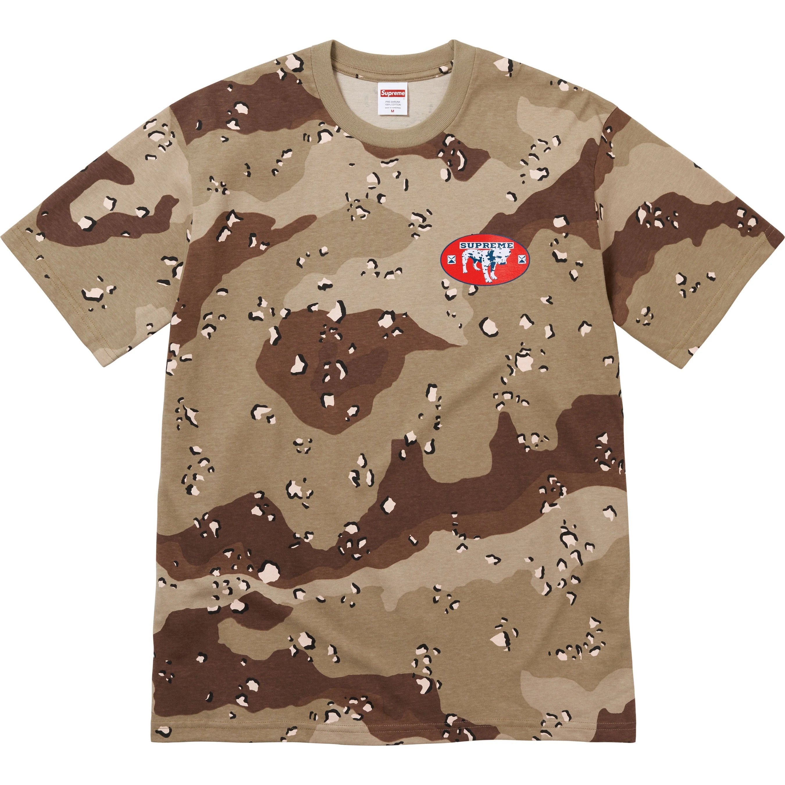 Supreme Camo Dalmatian Print T-Shirt - Trendy Streetwear for Men & Women - Perfect for Casual Outfits, Concerts, and Urban Fashion