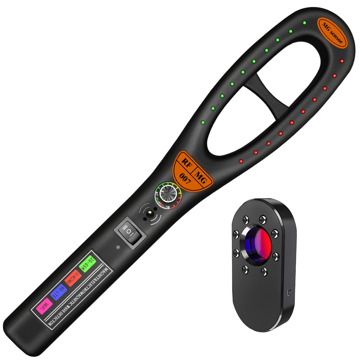 KAXYUYA Hidden Camera Detector - Professional RF Signal & Magnetic Field Detector for Spy Cameras - Anti-Surveillance Device for Home, Office, Car, Hotel, and Travel Security - Protect Your Privacy in Changing Rooms, Airbnb, Business Meetings