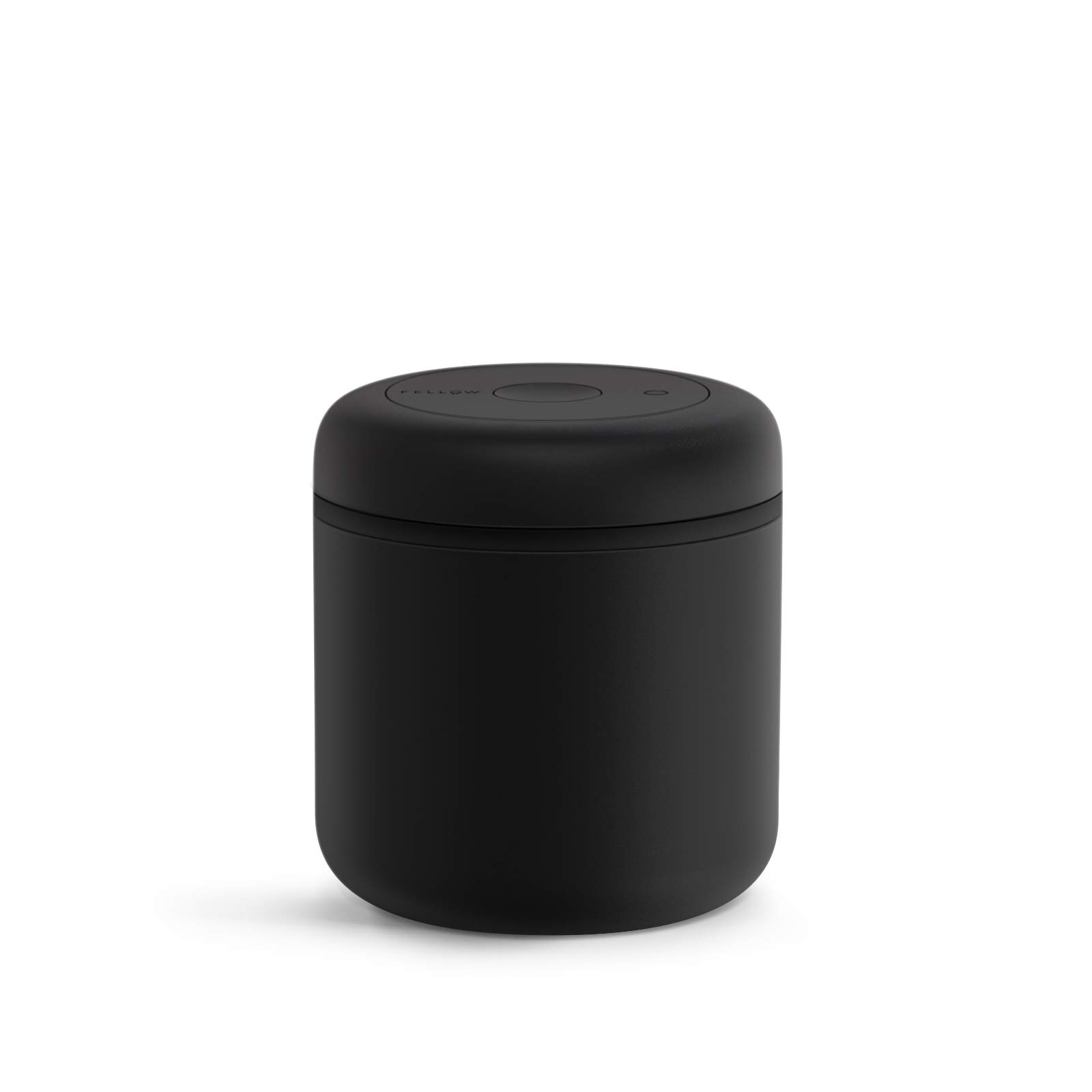 Fellow Atmos Vacuum Coffee Canister & Airtight Food Storage Container - 0.7L (11oz) Coffee Bean Keeper - Matte Black - Perfect for Kitchen, Pantry & Fresh Coffee Storage