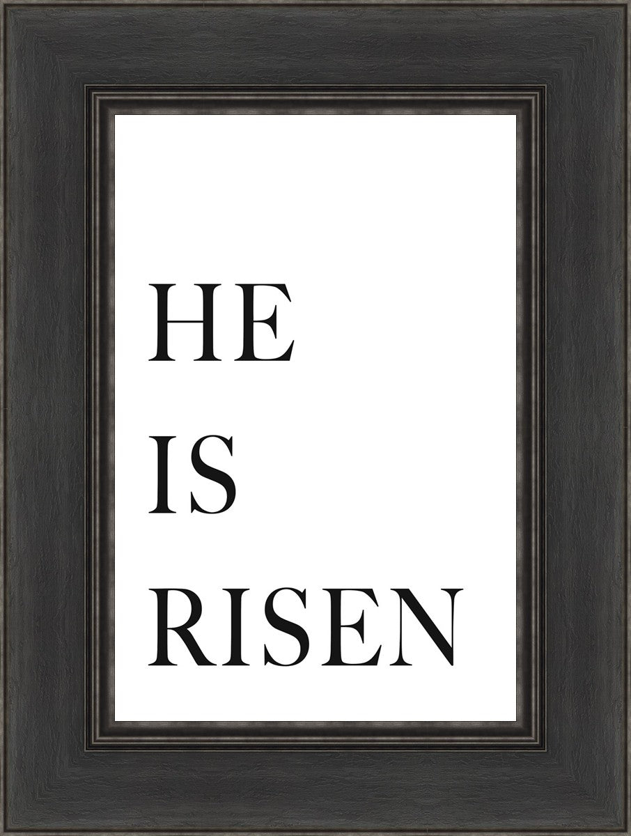 He is Risen by Paige Tilly - Inspirational Christian T-Shirt for Easter, Church & Faith-Based Events